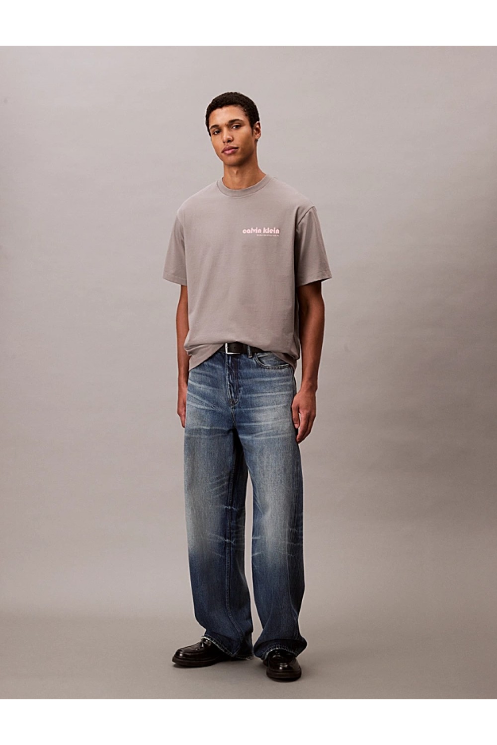 CALVIN KLEIN JEANS T-SHIRT LOGO RELAXED TEE LV04RC829G-PFP