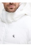 CALVIN KLEIN JEANS JACKET PUFFER WHITE LV04RC518G-YAF
