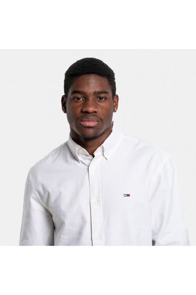 TOMMY HILFIGER TJM REG OXFORD SHIRT ECRU DM0DM21298-YBL