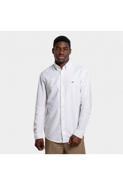 TOMMY HILFIGER TJM REG OXFORD SHIRT ECRU DM0DM21298-YBL