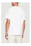 CALVIN KLEIN JEANS T-SHIRT MONOGRAM LOGO BRILLIANT WHITE LV04RB866G-YAA