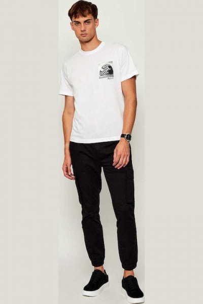 CALVIN KLEIN JEANS CARGO PANTS SKINNY BLACK LV04RD608G-UB1