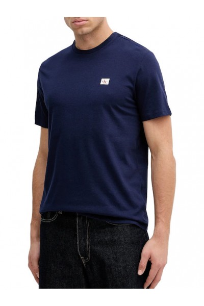CALVIN KLEIN JEANS T-SHIRT COTTON BADGE MARITIME BLUE LV04RC272G-WFW