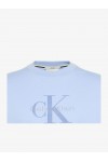 CALVIN KLEIN JEANS T-SHIRT MONOGRAM LOGO CASUAL BLUE LV04RB862G-TKF