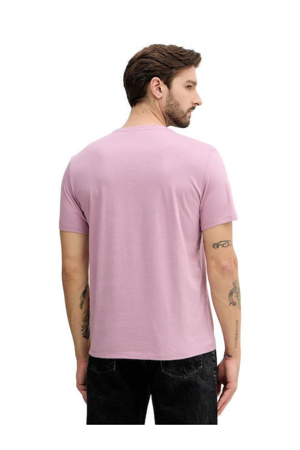CALVIN KLEIN JEANS T-SHIRT COTTON BADGE ORCHID HAZE LV04RC272G-F5I