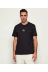CALVIN KLEIN JEANS T-SHIRT MONOGRAM LOGO BLACK LV04RB866G-UB1