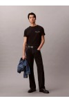 CALVIN KLEIN JEANS T-SHIRT BRIGHT BLACK LV04RF822G-UB1