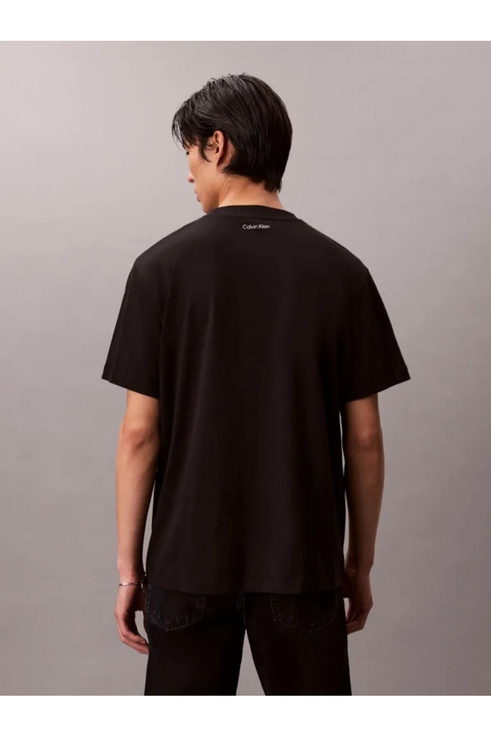 CALVIN KLEIN JEANS T-SHIRT BRIGHT BLACK LV04RF822G-UB1