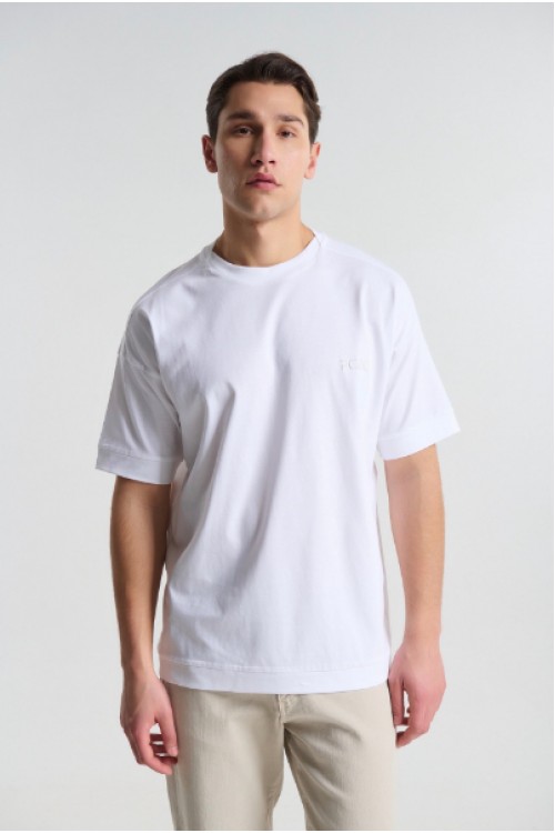 P/COC COTTON T-SHIRT LOGO BLACK P-2299