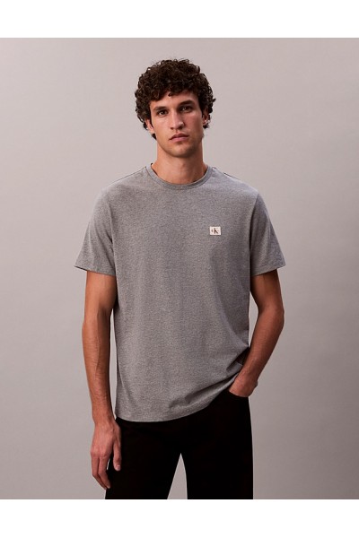 CALVIN KLEIN JEANS T-SHIRT COTTON BADGE MED GREY LV04RC272G-P7E