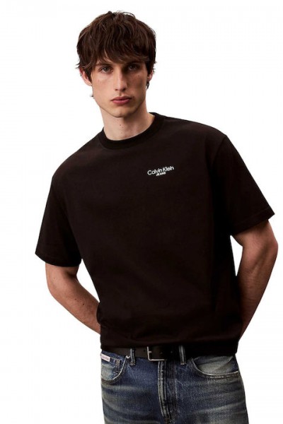 CALVIN KLEIN JEANS LOGO T-SHIRT BLACK LV04RD825G-UB1