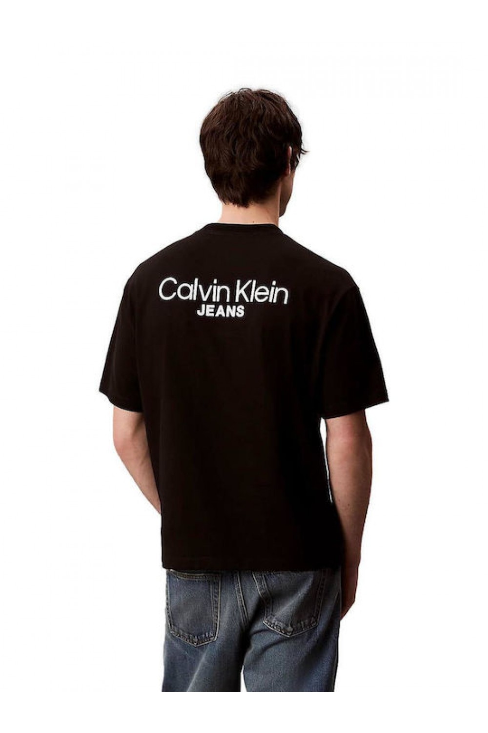 CALVIN KLEIN JEANS LOGO T-SHIRT BLACK LV04RD825G-UB1