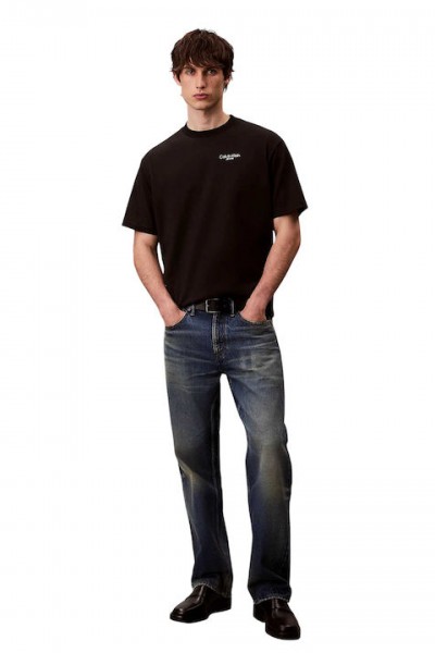 CALVIN KLEIN JEANS LOGO T-SHIRT BLACK LV04RD825G-UB1