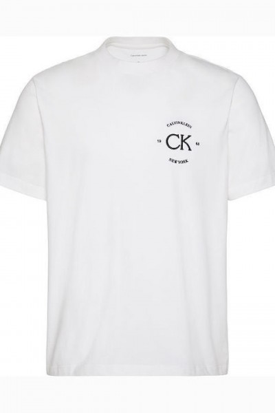 CALVIN KLEIN JEANS LOGO T-SHIRT BRIGHT WHITE LV04RE825G-YAF