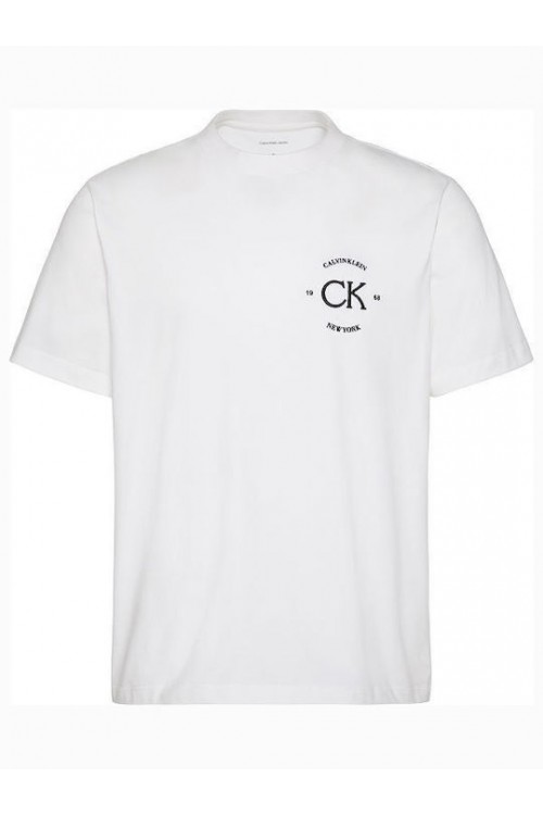 CALVIN KLEIN JEANS LOGO T-SHIRT BRIGHT WHITE LV04RE825G-YAF