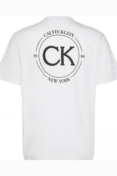 CALVIN KLEIN JEANS LOGO T-SHIRT BRIGHT WHITE LV04RE825G-YAF