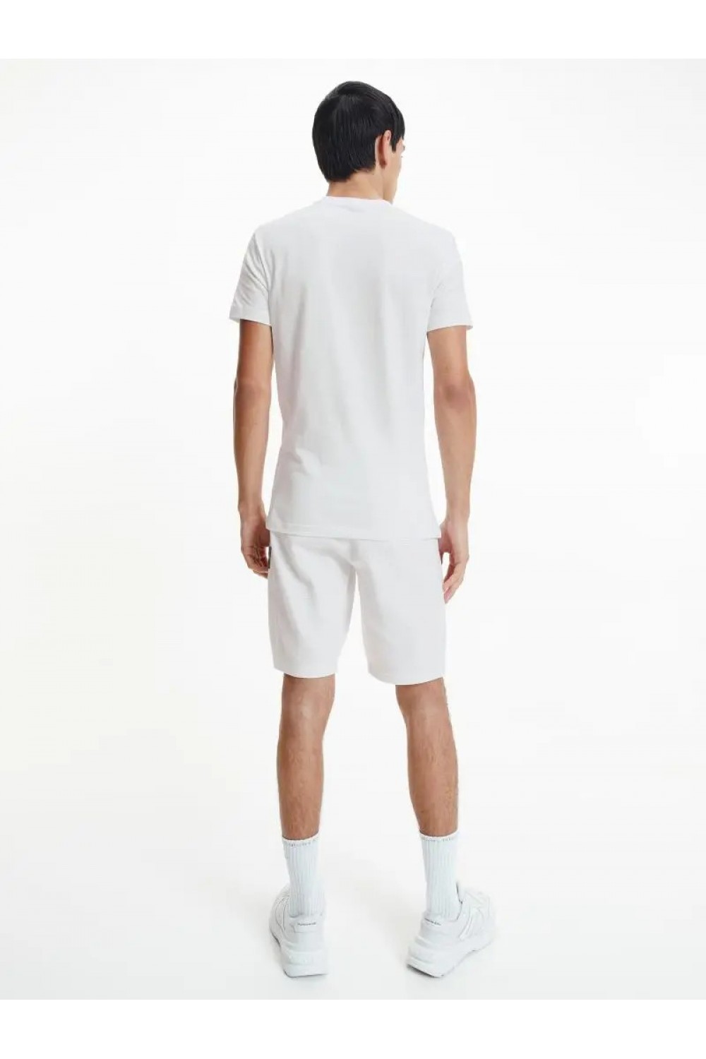CALVIN KLEIN JEANS COTTON BADGE T-SHIRT BRIGHT WHITE J30J320936-YAF