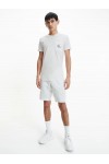 CALVIN KLEIN JEANS COTTON BADGE T-SHIRT BRIGHT WHITE J30J320936-YAF