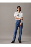 CALVIN KLEIN JEANS MONOGRAM T-SHIRT BRIGHT WHITE J20J219142-YAF