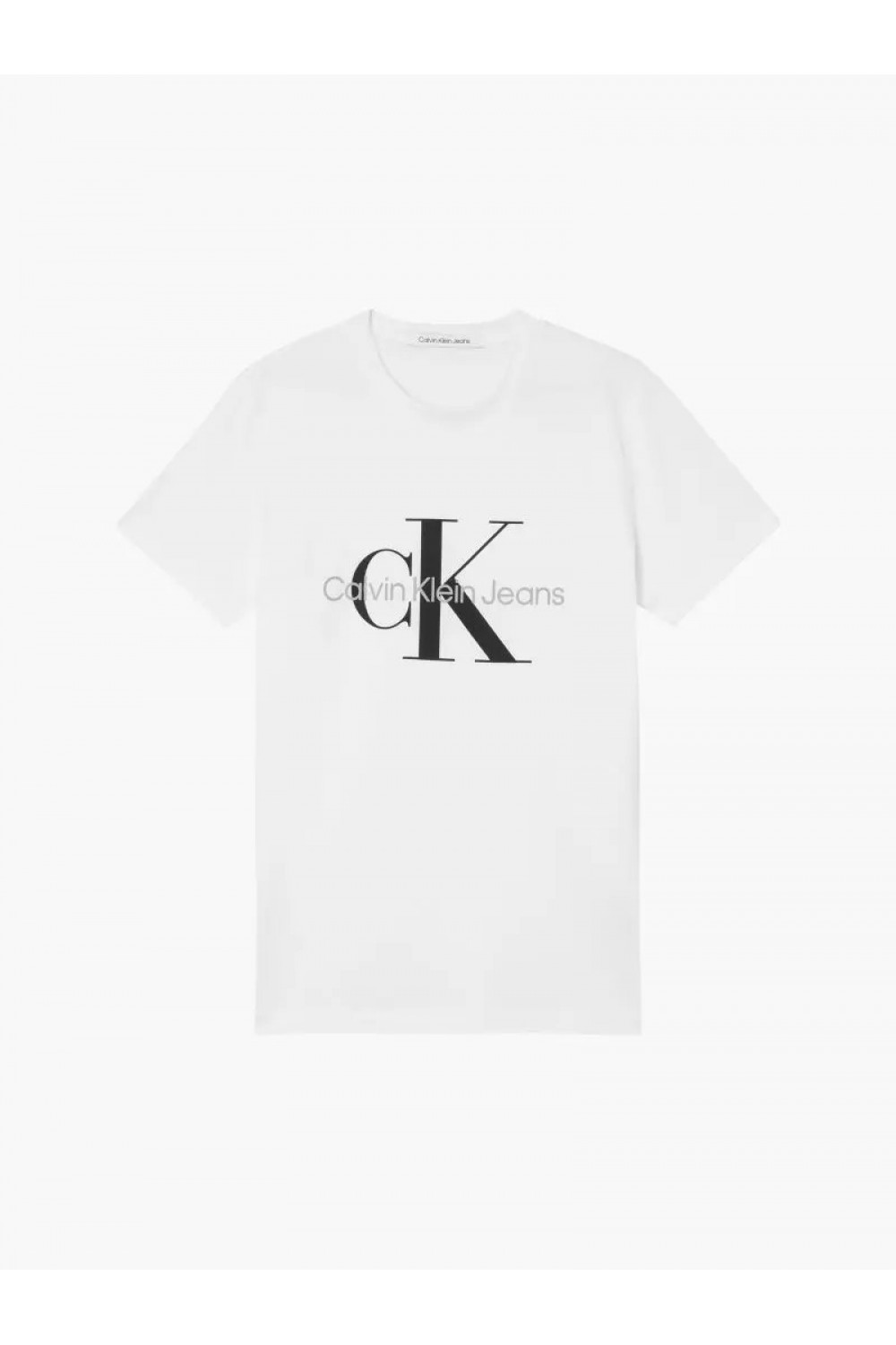 CALVIN KLEIN JEANS T-SHIRT SLIM MONOGRAM BRIGHT WHITE J30J320935-YAF