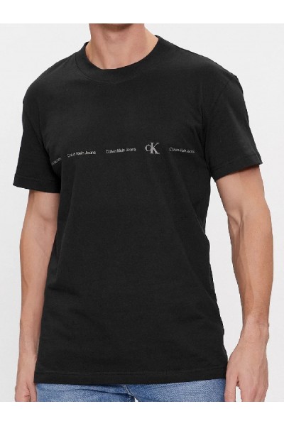 CALVIN KLEIN JEANS LOGO REPEAT TEE CK BLACK J30J324668-BEH