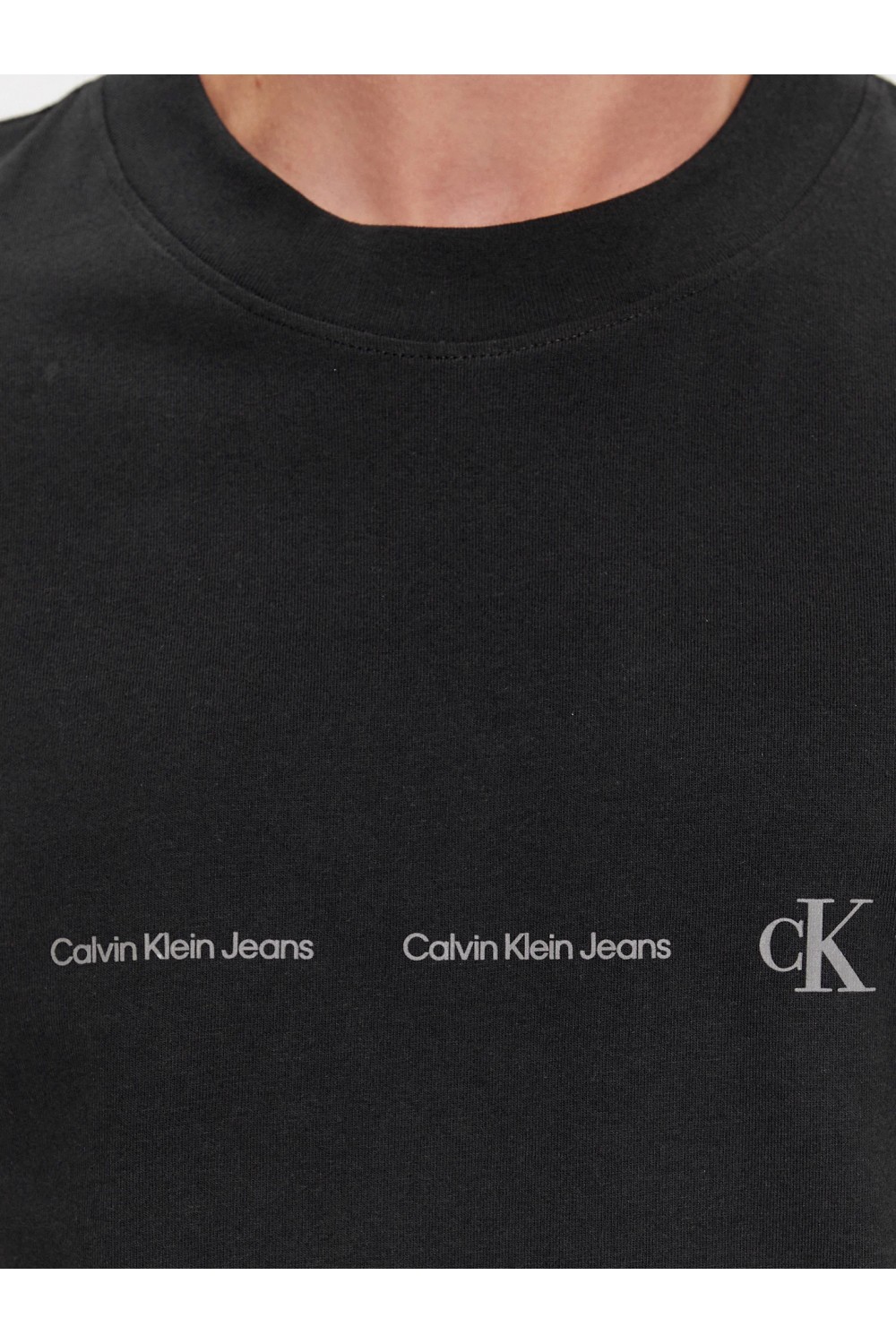 CALVIN KLEIN JEANS LOGO REPEAT TEE CK BLACK J30J324668-BEH