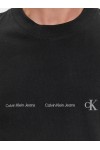 CALVIN KLEIN JEANS LOGO REPEAT TEE CK BLACK J30J324668-BEH