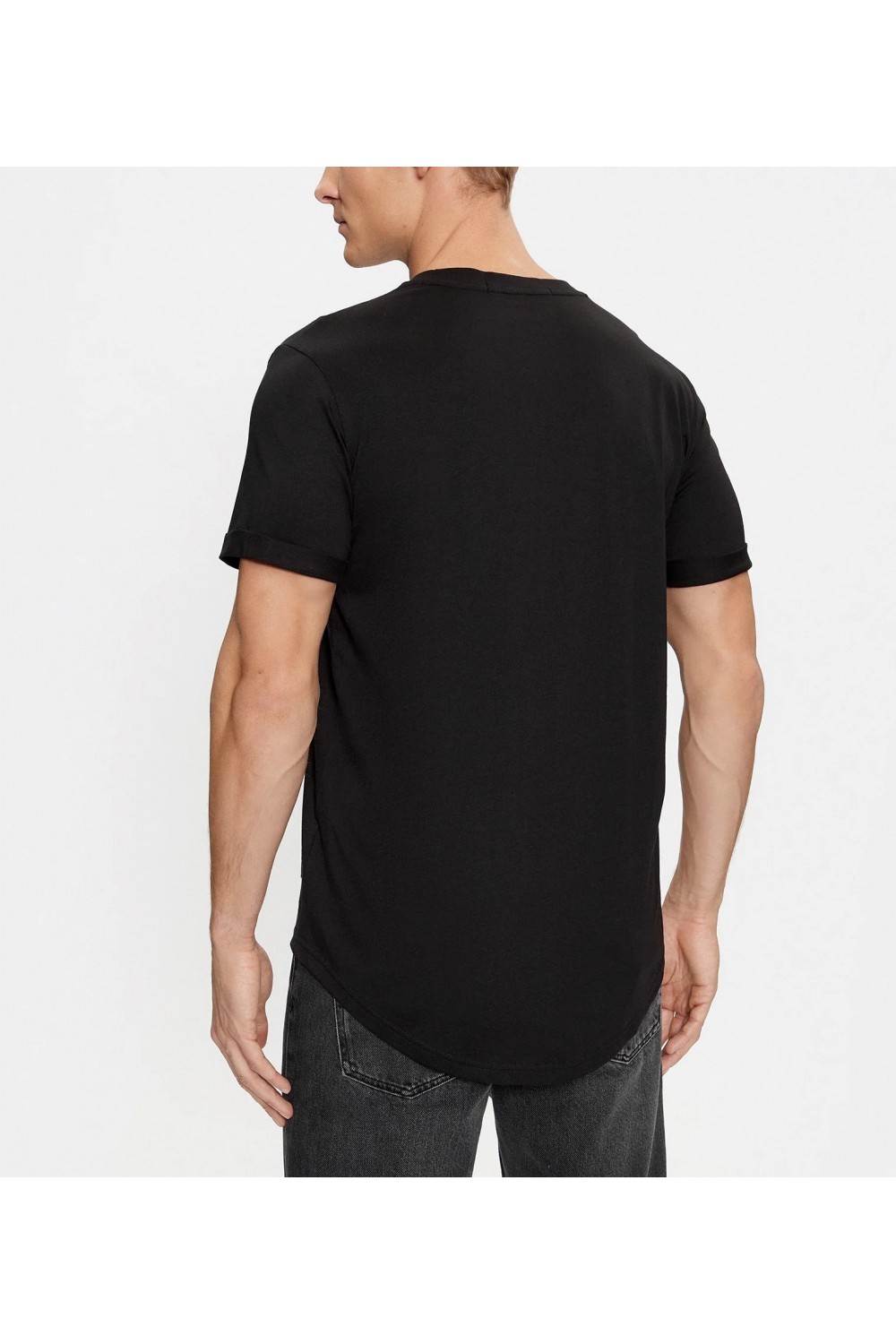 CALVIN KLEIN JEANS COTTON BADGE T-SHIRT CK BLACK J30J323482-BEH