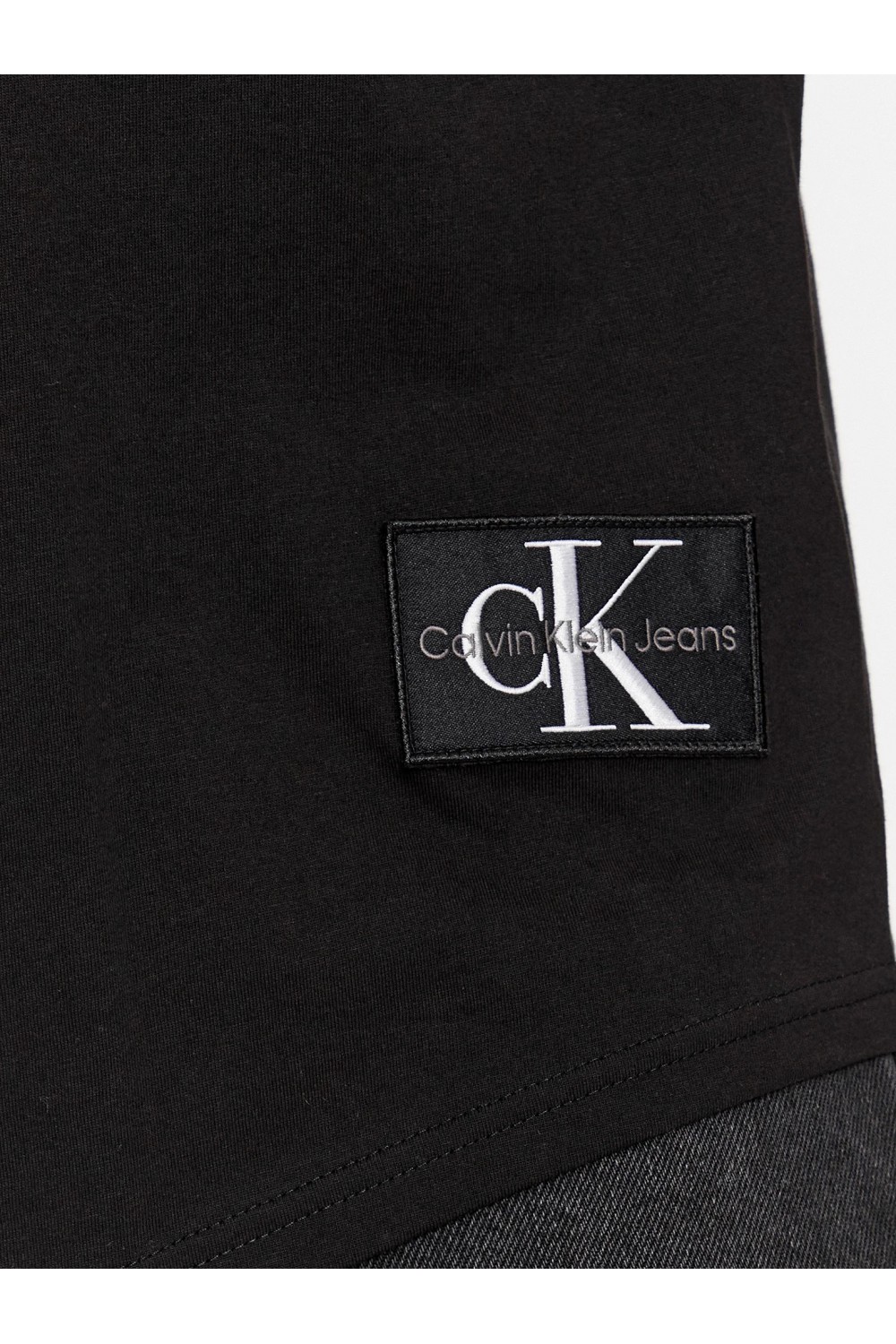 CALVIN KLEIN JEANS COTTON BADGE T-SHIRT CK BLACK J30J323482-BEH