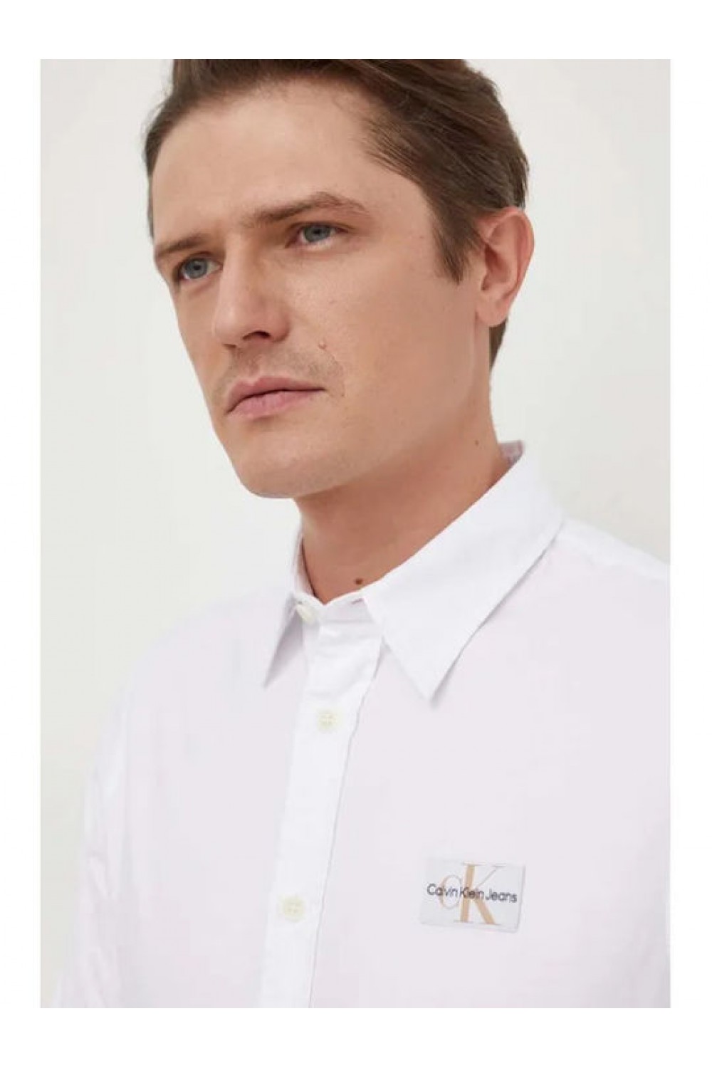 CALVIN KLEIN JEANS SHIRT BRIGHT WHITE J30J325027-YAF