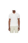 CALVIN KLEIN JEANS POLO T-SHIRT MONOGRAM CK WHITE J30J325664-0K4