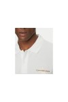 CALVIN KLEIN JEANS POLO T-SHIRT MONOGRAM CK WHITE J30J325664-0K4