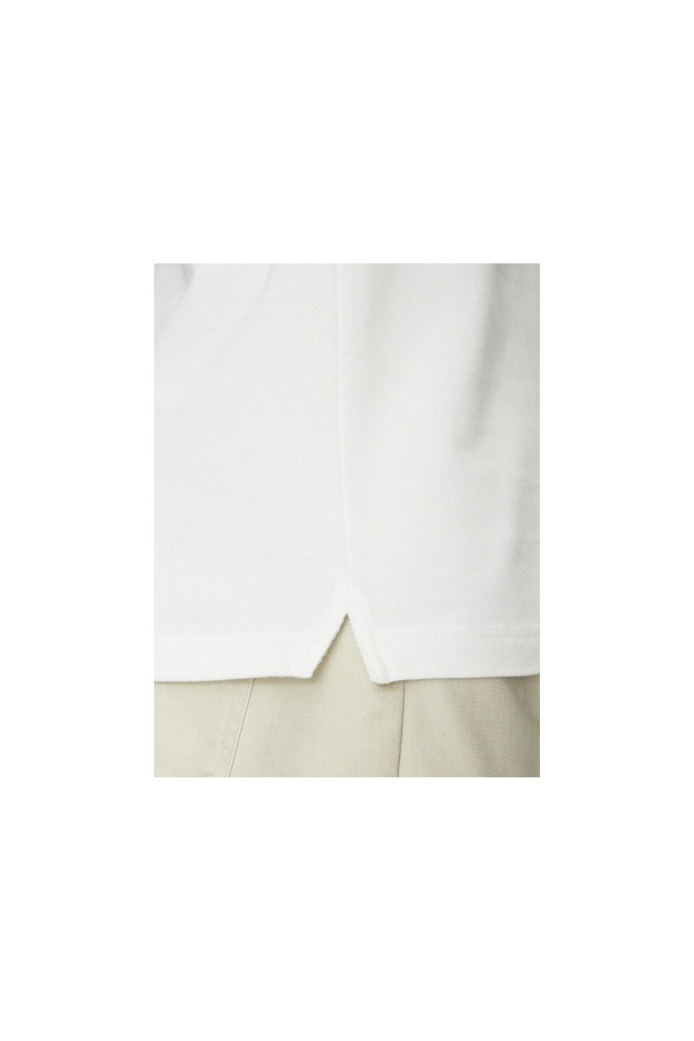 CALVIN KLEIN JEANS POLO T-SHIRT MONOGRAM CK WHITE J30J325664-0K4