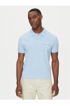 CALVIN KLEIN JEANS POLO T-SHIRT MONOGRAM CK BLUE J30J325664-CBR