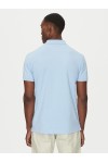 CALVIN KLEIN JEANS POLO T-SHIRT MONOGRAM CK BLUE J30J325664-CBR