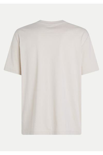 CALVIN KLEIN JEANS T-SHIRT SHINY MONOLOGO MOONBEAM J30J327109-PDH