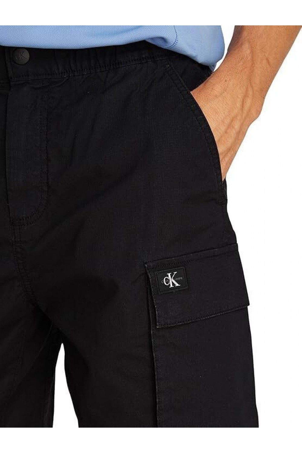CALVIN KLEIN JEANS SHORTS CARGO BLACK J30J327376-BEH