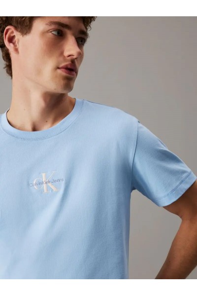 CALVIN KLEIN JEANS T-SHIRT MONOGRAM BLUE BELL J30J325649-CBR
