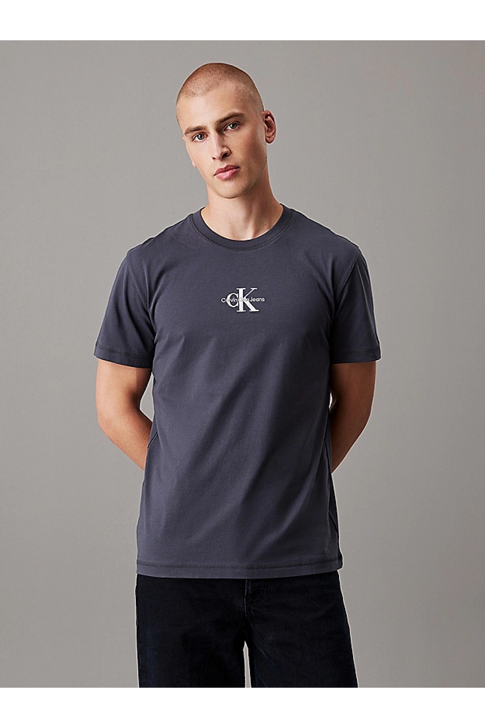 CALVIN KLEIN JEANS T-SHIRT MONOGRAM EBONY J30J325649-BAN