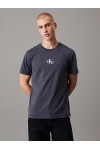 CALVIN KLEIN JEANS T-SHIRT MONOGRAM EBONY J30J325649-BAN