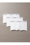 CALVIN KLEIN JEANS 3 PACK LOW RISE TRUNKS WHITE LV00NB4389-100