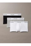 CALVIN KLEIN JEANS 3 PACK LOW RISE TRUNKS GREY/WHITE/BLACK LV00NB4389-MP1