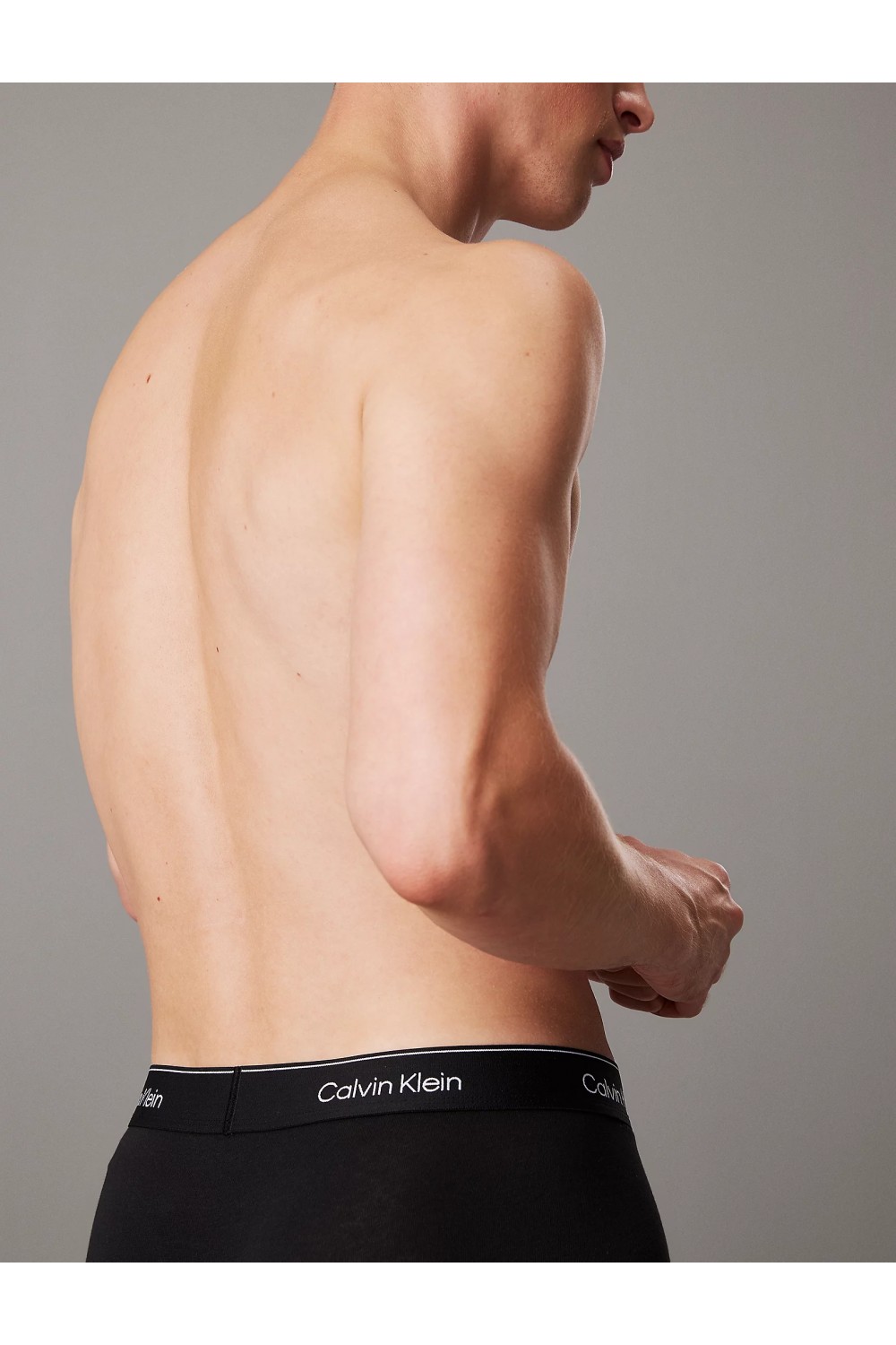 CALVIN KLEIN JEANS 3 PACK LOW RISE TRUNKS BLACK LV00NB4389-TM6