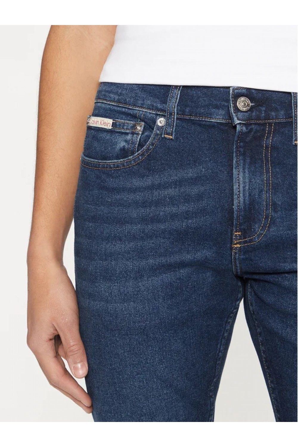 CALVIN KLEIN JEANS SLIM TAPERED JEANS DENIM DARK J30J326530-1BJ