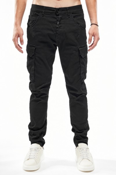 COVER JEANS BARI CARGO PANT BLACK M0187-33