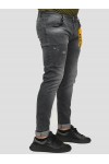 DAMAGED DENIM PANTS SLIM FIT DM12