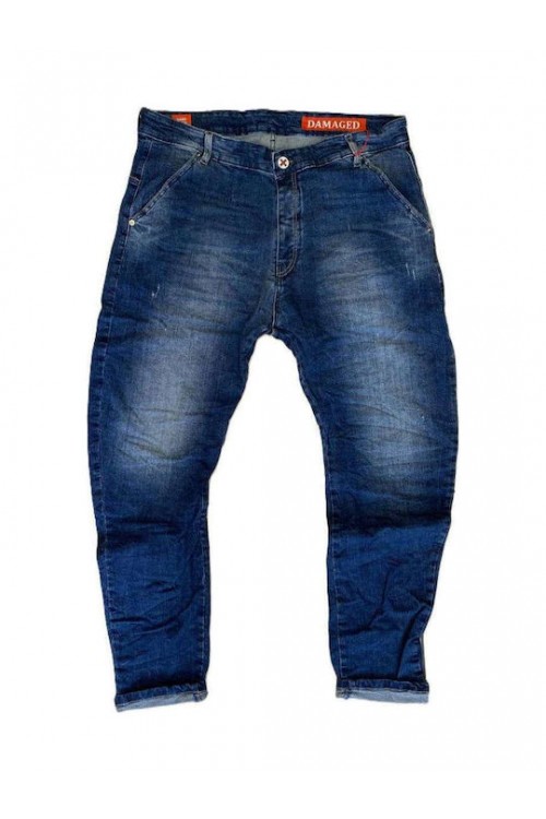 DAMAGED DENIM PANTS STREET FIT DM11