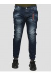 DAMAGED DENIM PANTS SLIM FIT BLACK DM21A