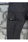 DAMAGED CARGO PANTS BLACK WR92