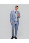 DEZING SUIT SLIM FIT LIGHT BLUE S-26106